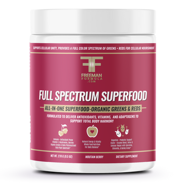 Full Spectrum Superfood | Organic Greens & Reds Supplement Freeman Formula